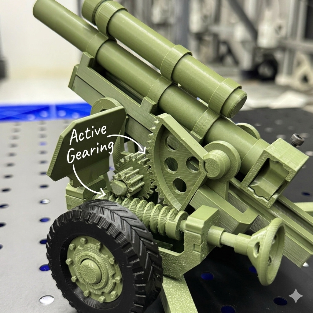 M101 Towed Howitzer Model